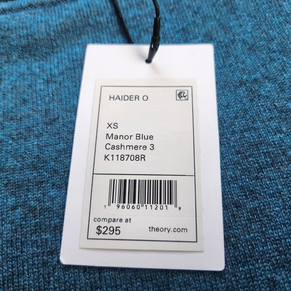 NWT Theory 100% Cashmere Sweater--Women SM/Men XS - Picture 6 of 12